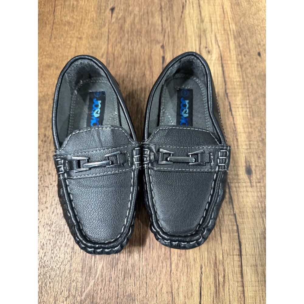 Kids Black Loafer Mocassin‎ Shoes Size 9 Slip On Casual Dress Josmo